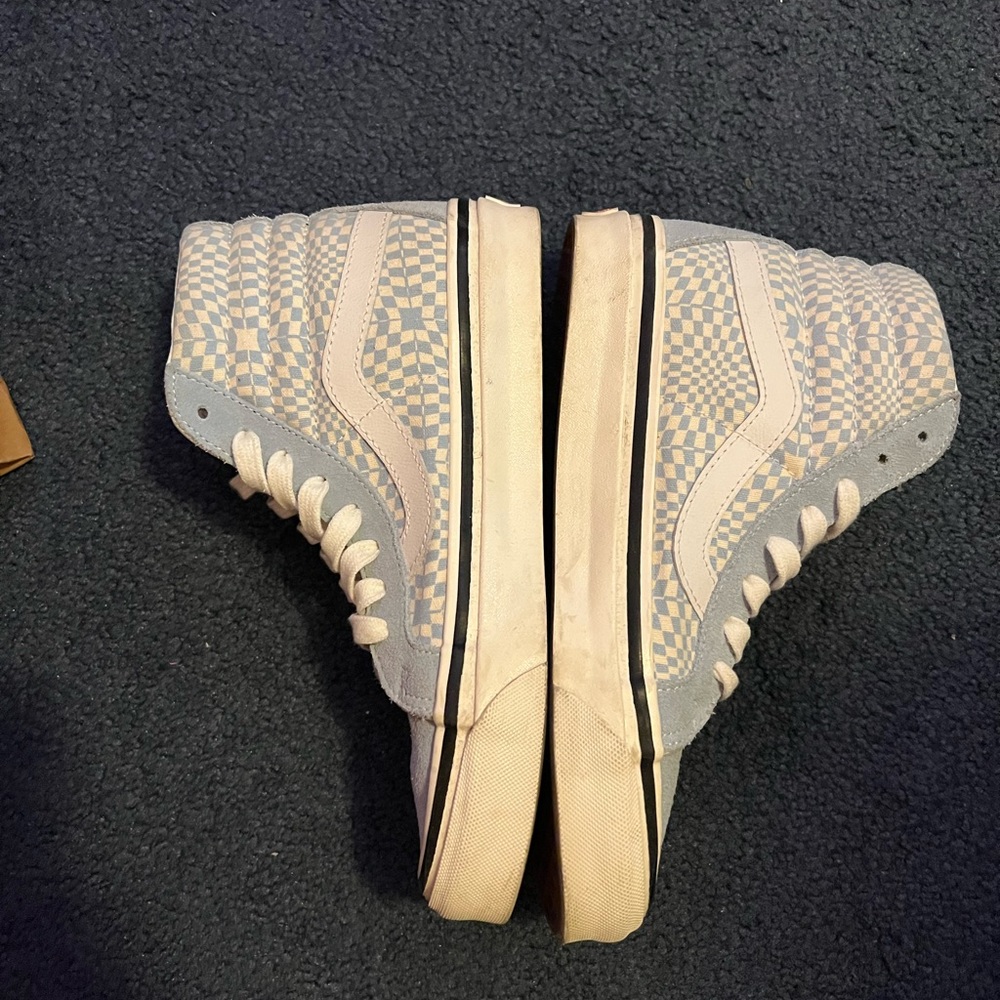 Vans Anaheim Baby Blue Checkerboard SK8hi